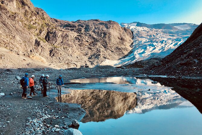 Mendenhall Glacier Ice Adventure Tour - The rocky moraine and the glacier viewpoint