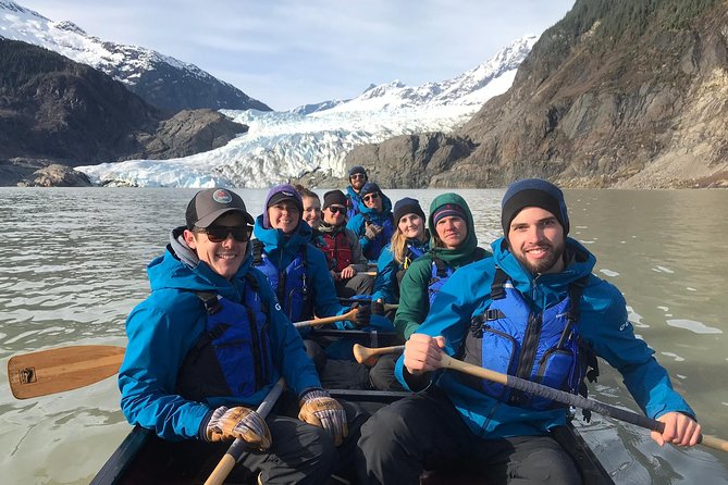 Mendenhall Glacier Lake Canoe Tour - Arriving near the glacier