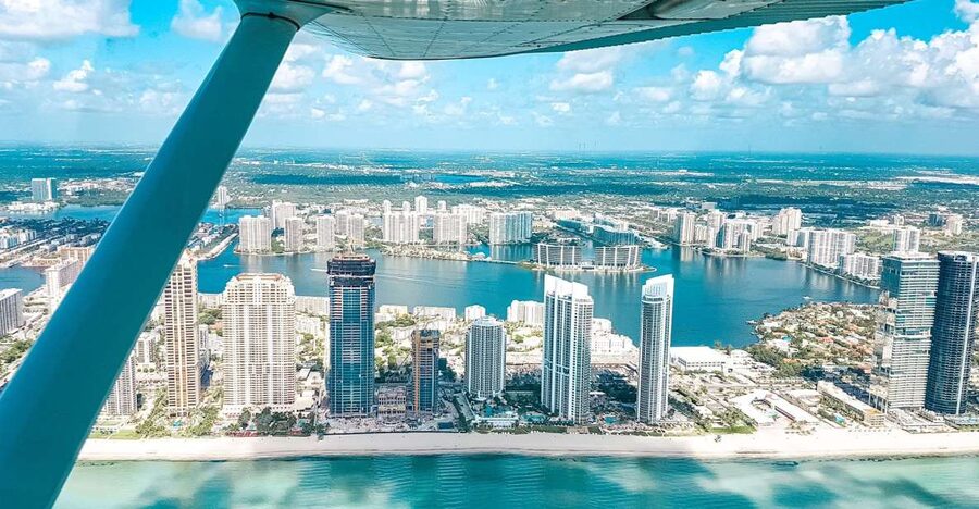 Miami Beach: South Beach Private Airplane Tour with Drinks - Miami Executive Airport and the first few minutes