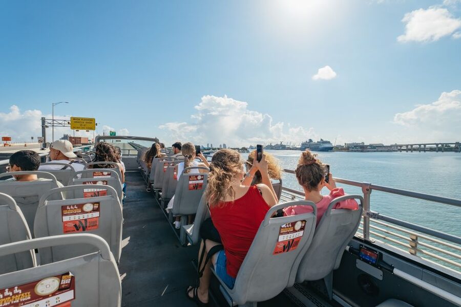 Miami: Half-Day Open-Top Bus Tour Plus Biscayne Bay Cruise - Sun, heat, rain, and what to pack