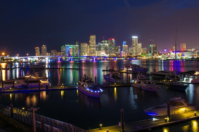 Miami: Open-top Bus Sightseeing Night Tour with Live Guide - Starting at Bayside Marketplace on Biscayne Boulevard