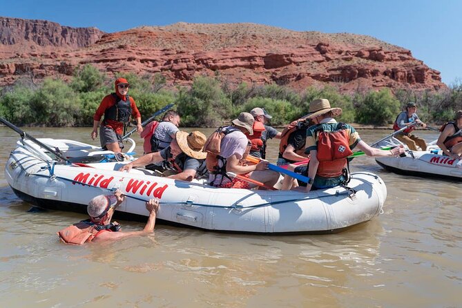 Moab Morning Half Day Rafting Trip - Colorado River - Fisher Towers and Castle Valley from the river