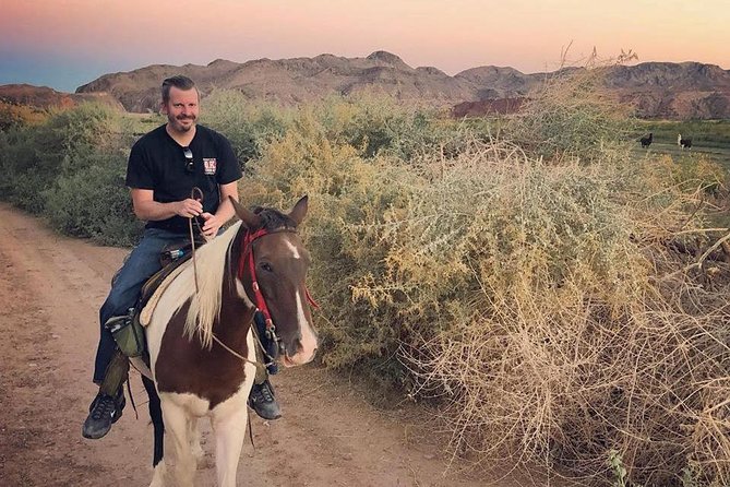 Morning Horseback Ride with Breakfast from Las Vegas - Breakfast by the fire after the trail
