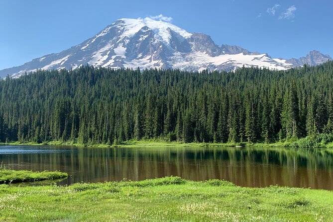 Mt. Rainier highlights - old forest, falls and glaciers - Reflection Lake and the search for the mountain’s mirror