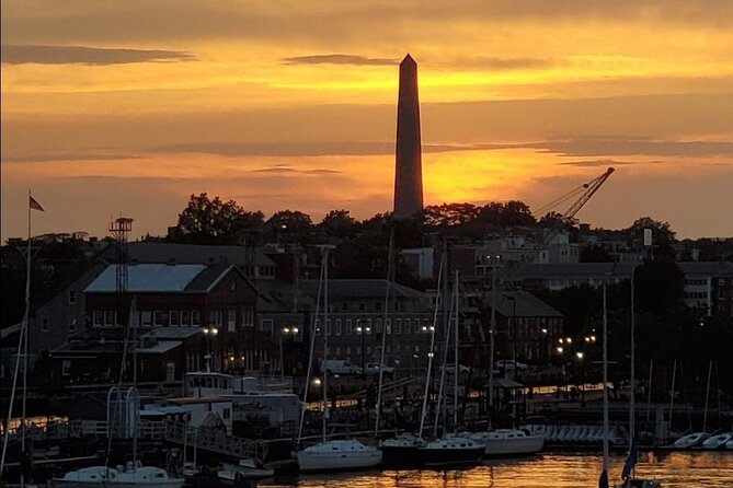 Narrated Sunset Cruise of Boston Harbor - Bunker Hill Monument and Old North Church complete the city view