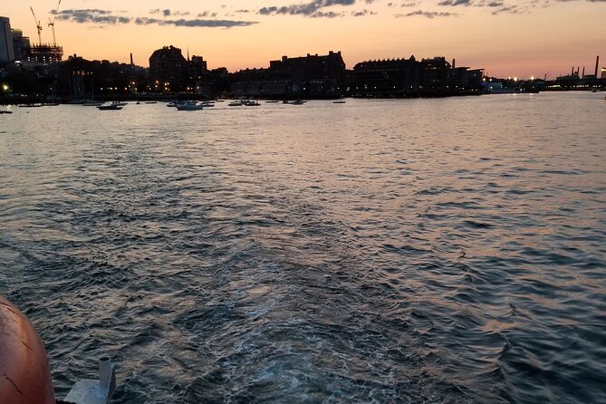 Narrated Sunset Cruise of Boston Harbor - The boat is comfortable enough, but not luxurious