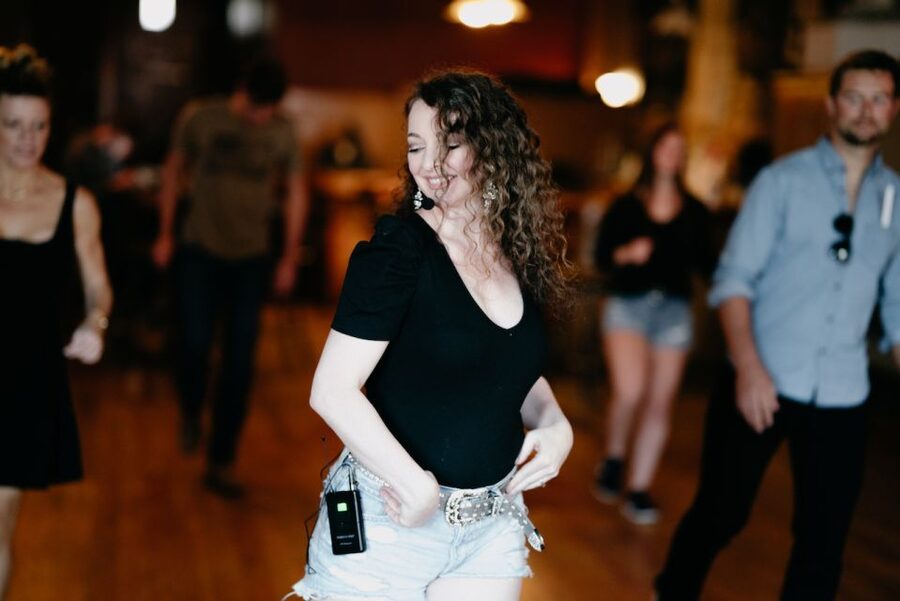 Nashville: Line Dancing Class with Keepsake Video - The first dance starts with a vote