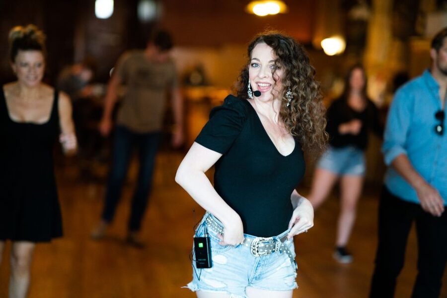Nashville: Line Dancing Class with Keepsake Video - The second routine raises the energy