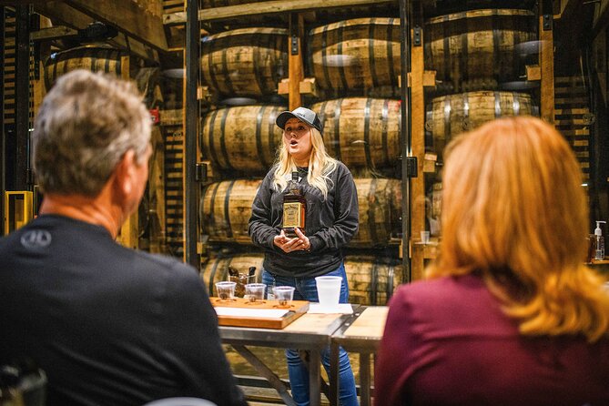 Nashville to Jack Daniel's Distillery Bus Tour + Whiskey Tastings - The whiskey tasting in the George Green Barrel House