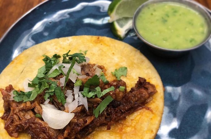 New Mexican Flavors Food Tour of the Santa Fe Plaza - The Cathedral Basilica and the walk between bites