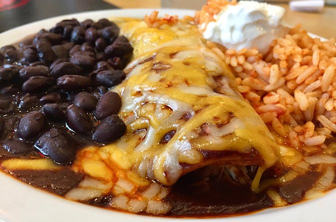 New Mexican Flavors Food Tour of the Santa Fe Plaza - San Miguel Chapel, built in 1610