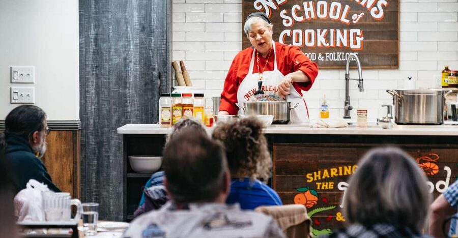 New Orleans: Cajun and Creole Cooking Class - Entering the old molasses warehouse