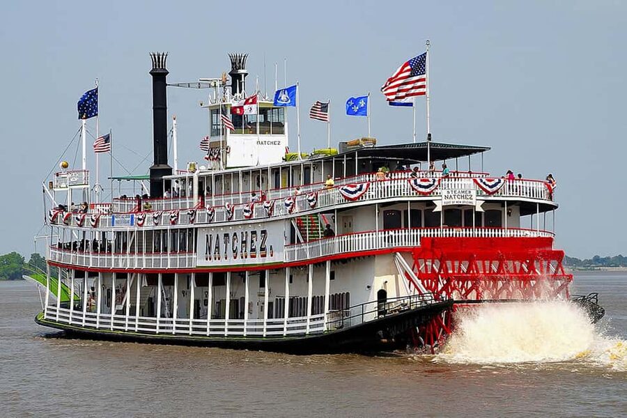 New Orleans: Daytime Steamboat Jazz Cruise + Optional Lunch - Two hours on the Mississippi River
