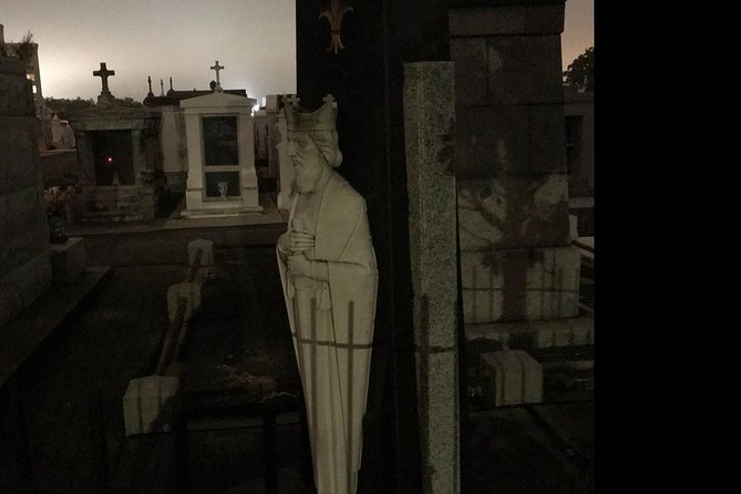 New Orleans Dead of Night Ghosts and Cemetery Bus Tour - Charity Hospital Cemetery and the Katrina memorial