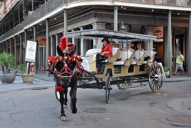 New Orleans French Quarter and More Carriage Ride - French Market beside the Mississippi