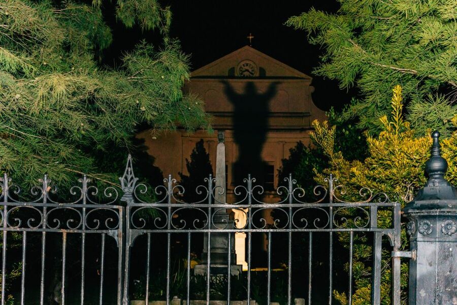 New Orleans: French Quarter Ghost Tour with Interior Visit - Jackson Square sets the mood
