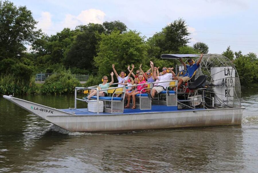 New Orleans: High Speed 16 Passenger Airboat Ride - Who will enjoy this most?