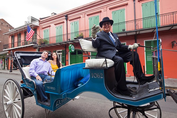 New Orleans Private Carriage Tour of the French Quarter - Jackson Square, the cathedral, and the old civic center