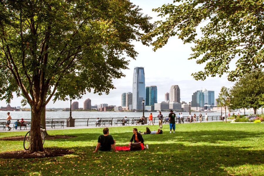 New York City: Bus Tour from Manhattan - Wall Street and the Battery Park view