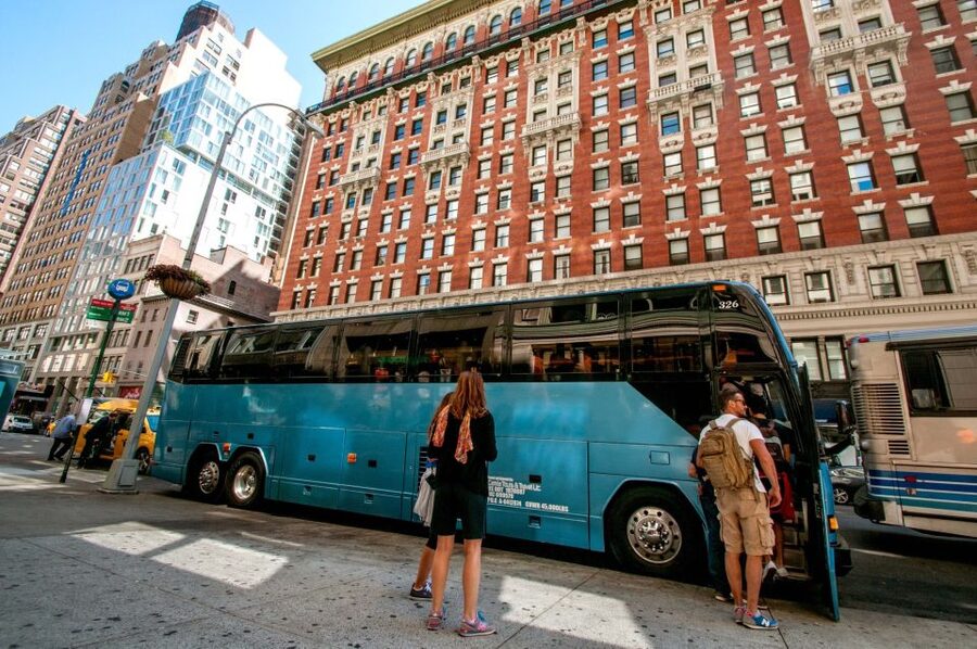 New York City: Bus Tour from Manhattan - The World Trade Center and the finish at Herald Square