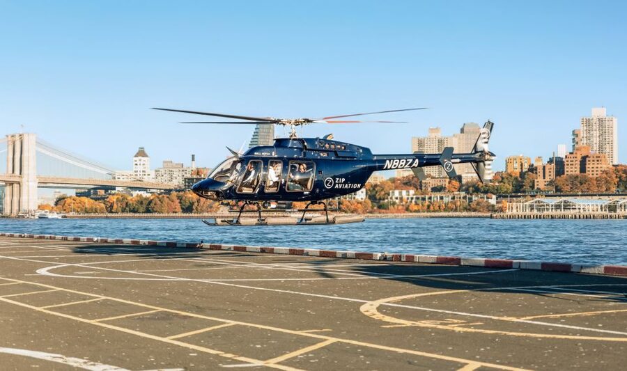 New York City: Manhattan Helicopter Tour - Taking off from Pier 6 on the East River