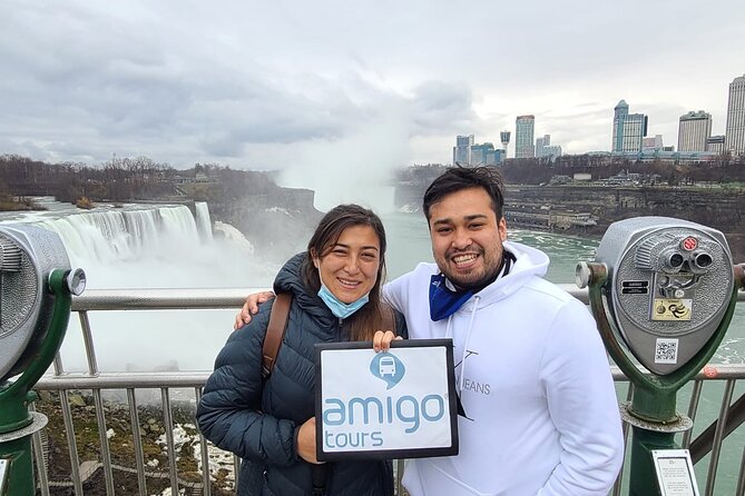 Niagara Falls 1 Day Tour from NYC with Maid of the Mist Boat Ride - Luna Island beside Bridal Veil Falls