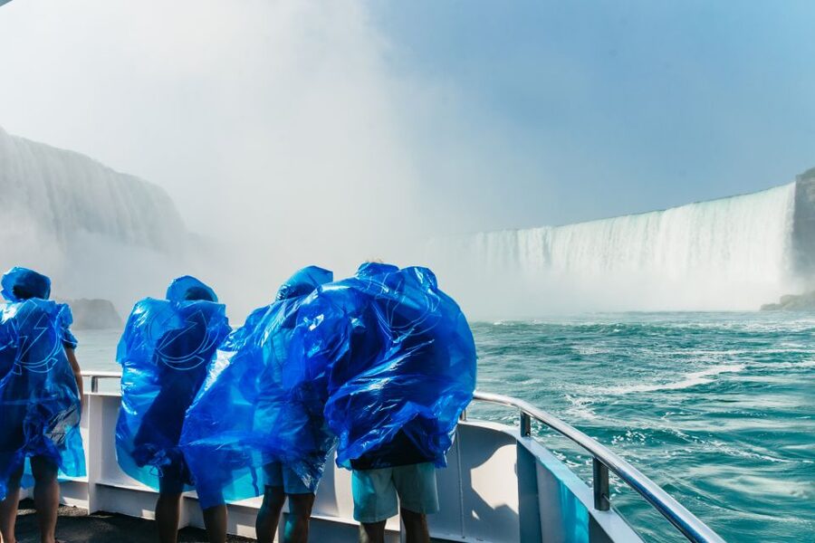 Niagara Falls: Cave of the Winds, Boat Ride, & Trolley Tour - Seeing all three waterfalls on foot