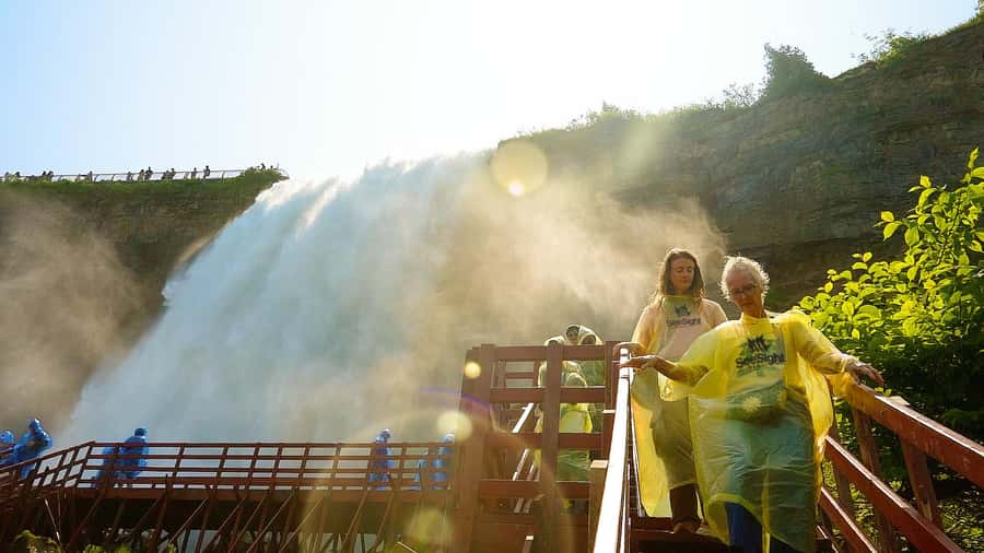 Niagara Falls USA: Cave of the Winds & Maid of the Mist Ride - Goat Island, Luna Island, and three different falls