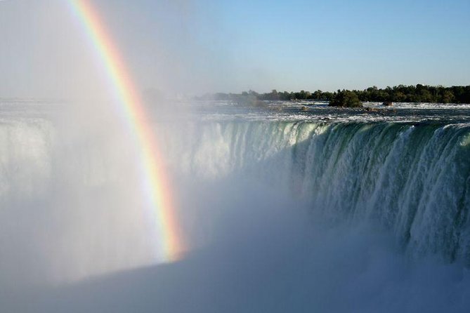 Niagara Falls with Outlet Shopping, 2-Day Tour from NYC - The Canadian border and the illuminated falls