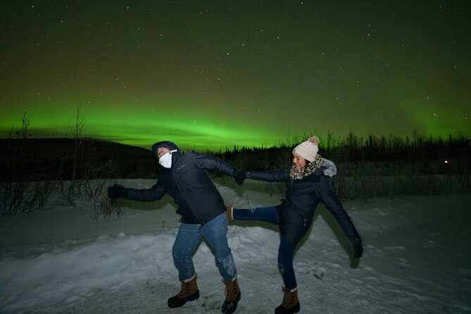Northern Lights Aurora Tour with FREE Photography - Chasing clearer skies north of Fairbanks