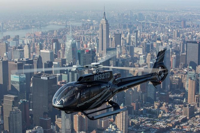 NY Helicopter Tour: New York City Skyline (Heliport fees Incl) - Midtown lights, Times Square, and Central Park
