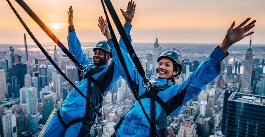 NYC: City Climb Skyscraping Experience Ticket - The 45-degree staircase and the open-air ascent