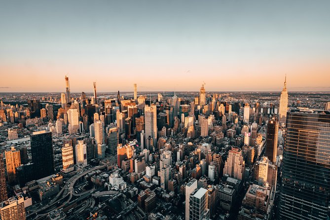 NYC Edge Observation Deck at Hudson Yards Admission Ticket - Angled walls, Skyline Seats, and Eastern Point