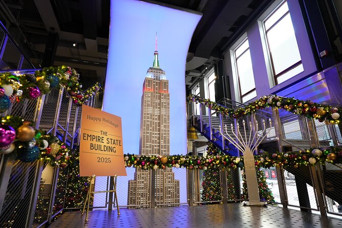 NYC Empire State Building Observation Deck Ticket - Entering the Art Deco Fifth Avenue Lobby