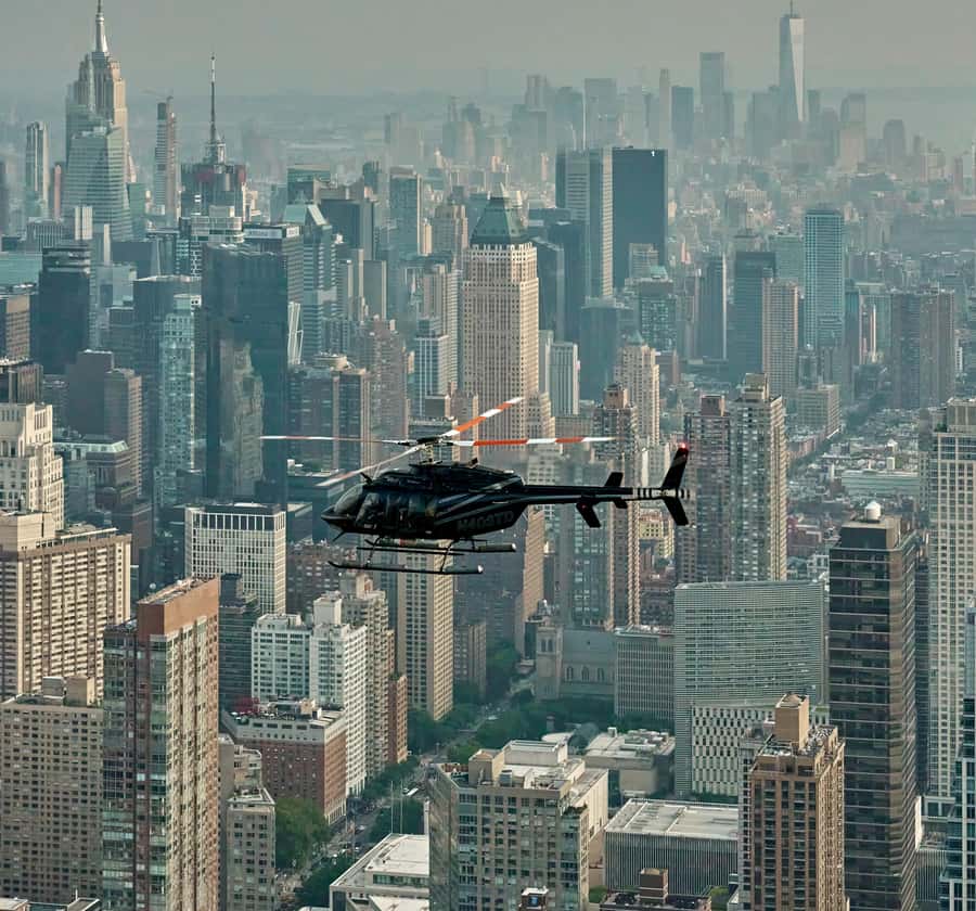 NYC: Manhattan Sightseeing Helicopter Tour - Looking down on Central Park and Midtown