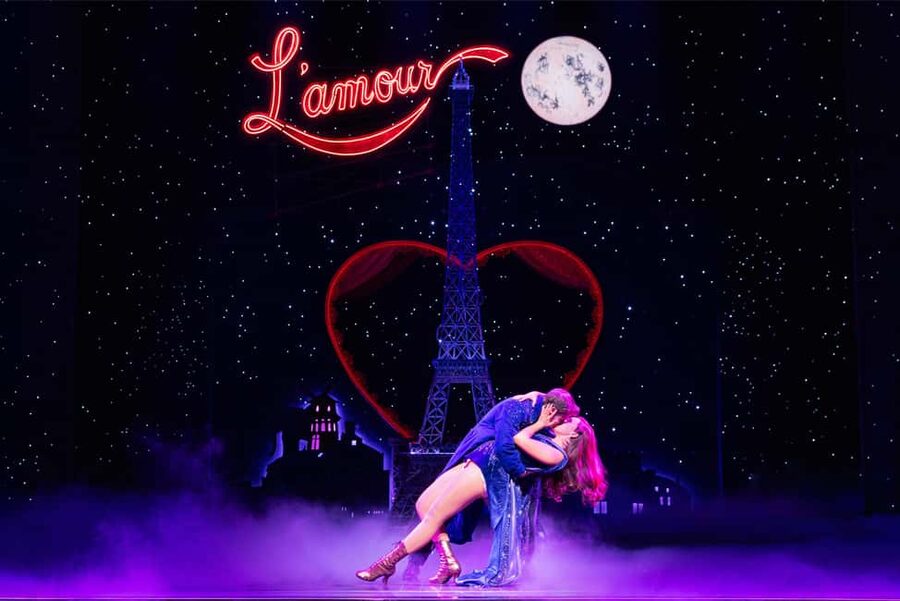 NYC: Moulin Rouge! the Musical on Broadway - The story moves through romance, money, and performance