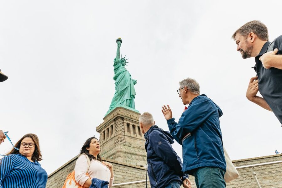 NYC: Statue of Liberty and Ellis Island Guided Tour - Meeting Lady Liberty on the island