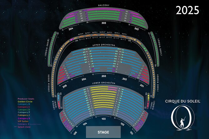 O™ by Cirque du Soleil® at the Bellagio Hotel and Casino - Inside the Bellagio theater