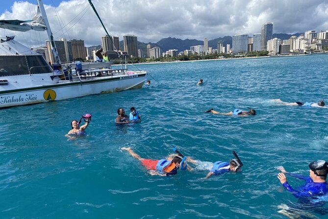 Oahu Catamaran Snorkel Tour: See Turtles 100% Guaranteed - Setting out from Ala Moana Boulevard