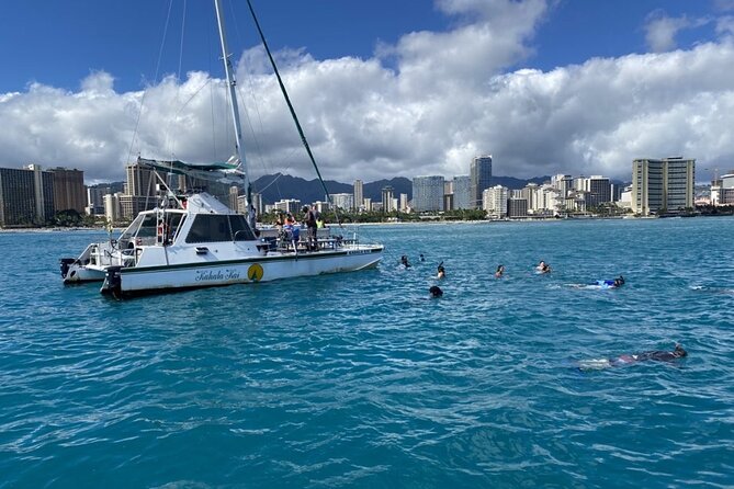 Oahu Catamaran Snorkel Tour: See Turtles 100% Guaranteed - The ride to Turtle Canyon Reef