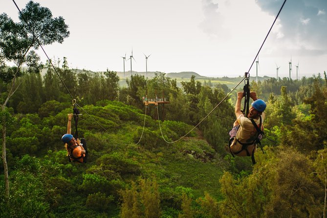 Oahu's North Shore: 8-Line Zipline Adventure - Eight zip lines from 500 to 2,400 feet
