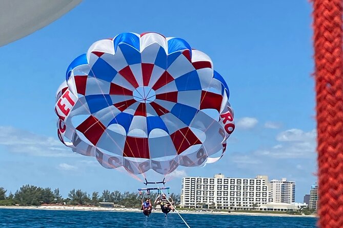 Ocean Parasailing Adventure In Fort Lauderdale, FL - Taking off from Bahia Mar on Fort Lauderdale Beach