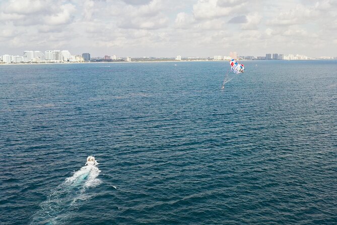 Ocean Parasailing Adventure In Fort Lauderdale, FL - Fort Lauderdale Beach from the air