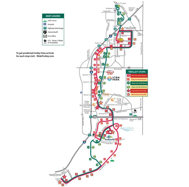 Orlando: I-Ride Trolley Hop-on Hop-off Pass - Quick points before you ride