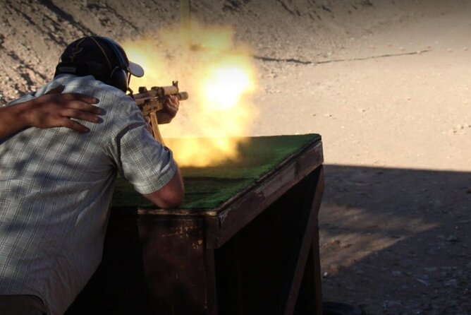 Outdoor Shooting Experience with Transfer and Lunch in Las Vegas - The weapon selection, from movie guns to the Barrett M82