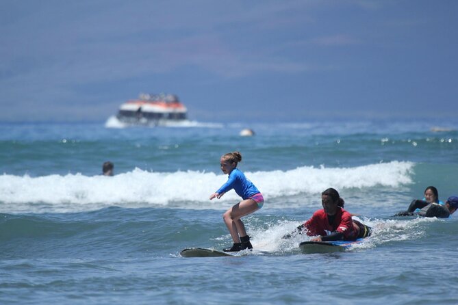 Outrageous Surf ScHool Lesson on Lahaina Side - A First Surf Lesson Built Around Time in the Water