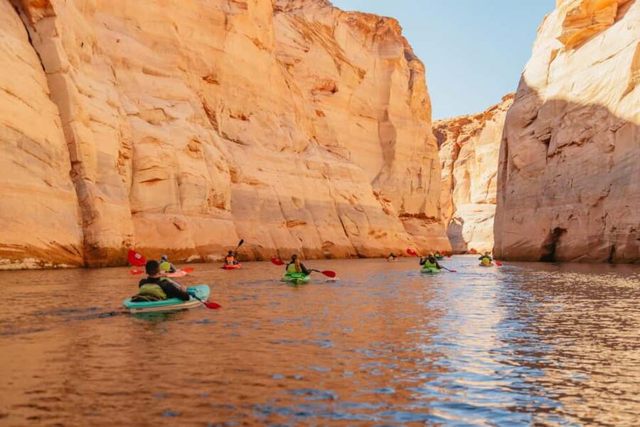 Page/Lake Powell: Guided Kayak & Water Antelope Canyon Tour - Price, group size, and what you receive