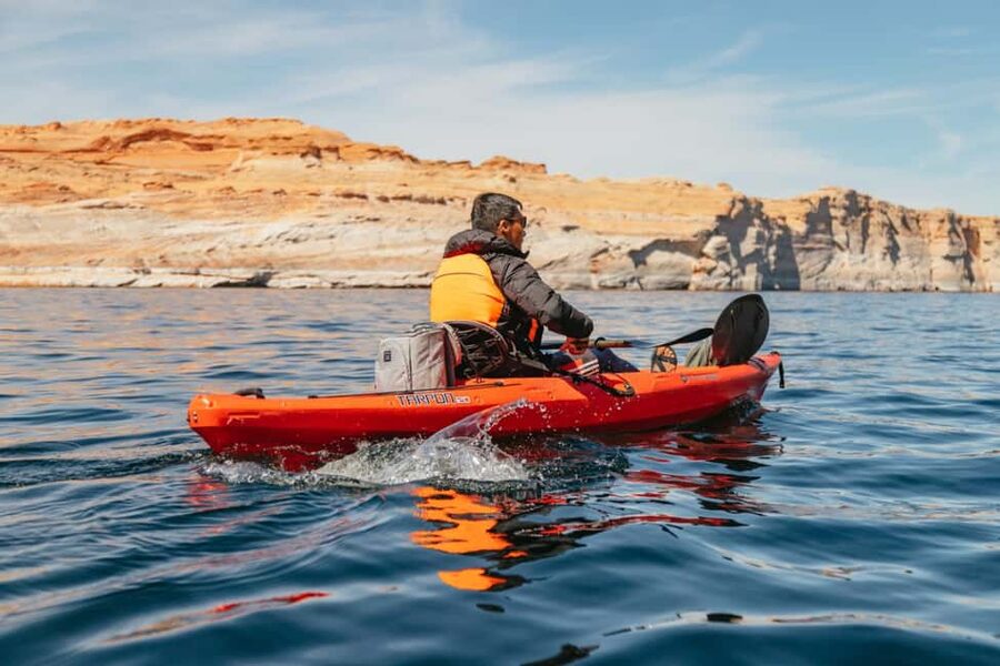 Page/Lake Powell: Guided Kayak & Water Antelope Canyon Tour - Antelope Point Launch Ramp: what happens first