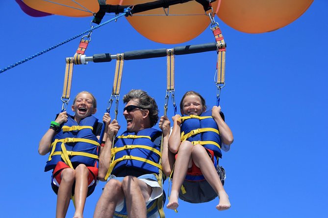 Parasailing Adventure in South Padre Island - The crew and the safety picture