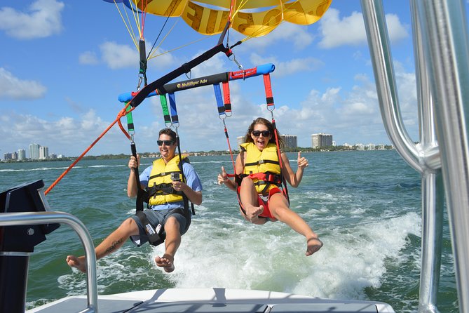 Parasailing with Miami Watersports - Setting Out From Pier 9 in Coconut Grove
